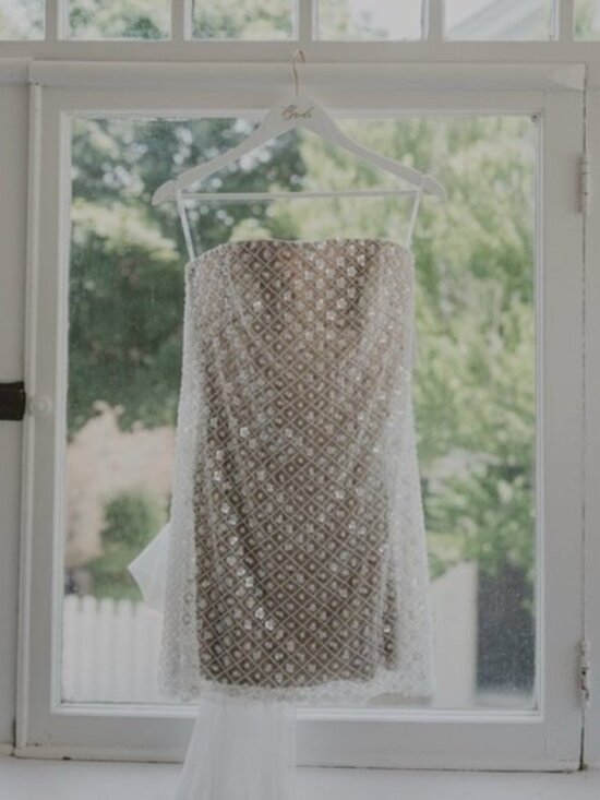 *brand new* Anthropologie Watters Crescendo Strapless Bow Mini Dress - wedding - Picture 3 of 5